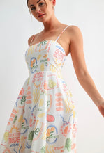 Load image into Gallery viewer, Vacay Postcard Dress