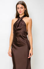 Load image into Gallery viewer, The Sienna Satin Maxi Dress
