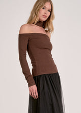 Load image into Gallery viewer, Jolie Off Shoulder Choker Sweater