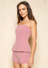 Load image into Gallery viewer, Gingham Hourglass Strapless Top