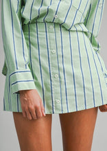 Load image into Gallery viewer, Pin Stripe Shirt and Skort Set