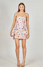 Load image into Gallery viewer, Pink Floral Embroidered Mini Dress