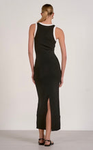 Load image into Gallery viewer, Ribbed Contrast Midi Dress