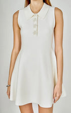 Load image into Gallery viewer, Pearl Bow Flare Knit Dress