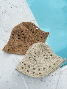 Straw Bucket Hats