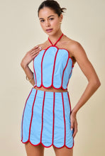 Load image into Gallery viewer, Sweet Scallops Mini Skirt