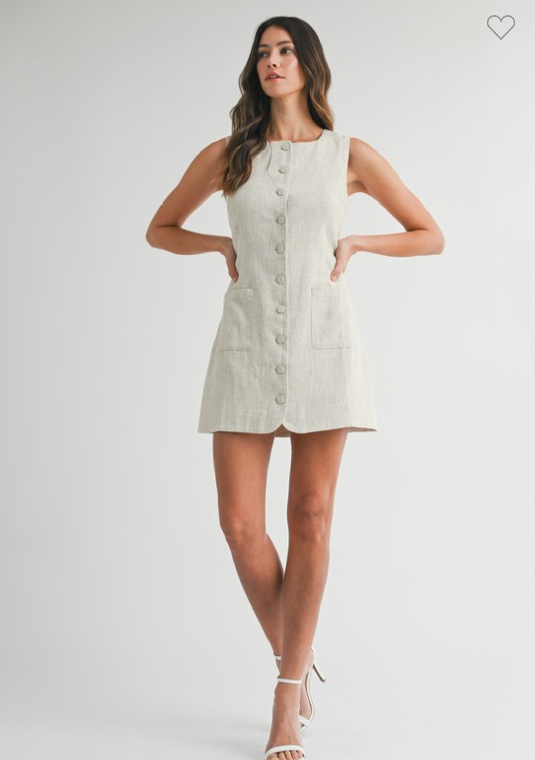 Kacey Button Down Mini Dress