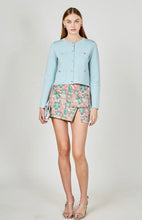 Load image into Gallery viewer, Floral Jacquard Mini Skirt