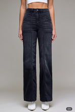 Load image into Gallery viewer, Charcoal Comfort Flare Jeans