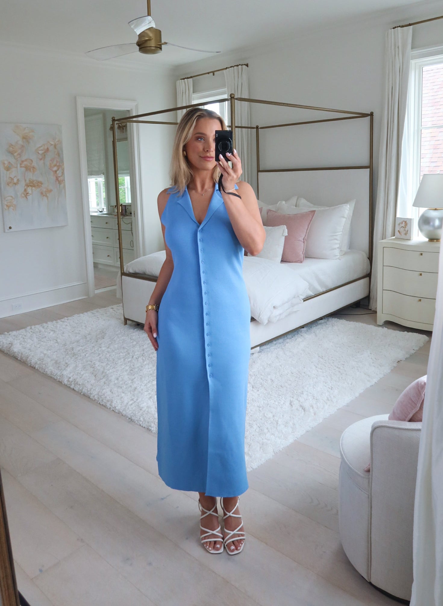 Blue Skies Midi Dress