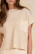 Load image into Gallery viewer, Sunday Ease Knit Top - Oatmeal