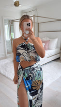 Load image into Gallery viewer, Botanical High Slit Skirt