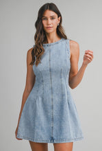 Load image into Gallery viewer, Light Denim Mini Dress