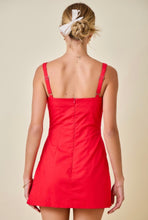 Load image into Gallery viewer, Red Zone Romper Dress