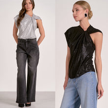 Load image into Gallery viewer, Gee Twist Metallic Top