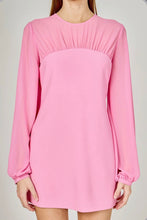 Load image into Gallery viewer, Mixed Media Mini Dress