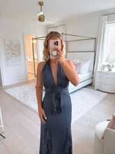 Load image into Gallery viewer, Midnight Rose Maxi Dress