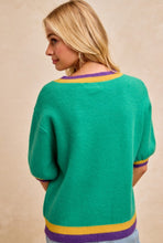 Load image into Gallery viewer, Jade Ribbon Patched Sweater Top