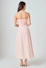 Load image into Gallery viewer, Whitney Linen Strapless Dress