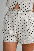 Load image into Gallery viewer, Dotted Darling Linen Short Set