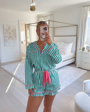 Load image into Gallery viewer, Merry &amp; Bright Stripe Pajamas