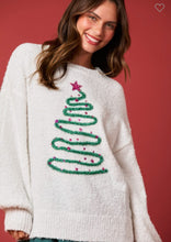 Load image into Gallery viewer, Christmas Tree Oversized Sweater