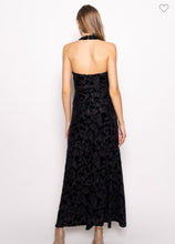 Load image into Gallery viewer, Dark Navy Velvet Maxi Dress