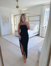 Load image into Gallery viewer, Black Luxe Velvet Icon Dress