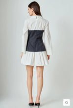 Load image into Gallery viewer, Tweed Poplin Mini Dress