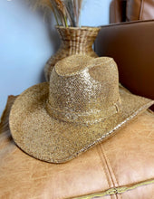 Load image into Gallery viewer, Western Cowboy Glitter Hat- Gold