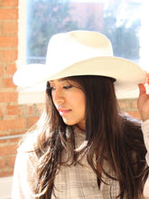 Load image into Gallery viewer, Western Cowboy Glitter Hat- Ivory