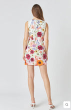 Load image into Gallery viewer, White Floral Embroidered Mini Dress