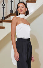 Load image into Gallery viewer, Hailey Satin Scarf Top