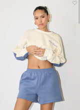 Load image into Gallery viewer, Vintage Blue Basic Sweatshorts