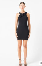 Load image into Gallery viewer, Rose Knit Mini Dress