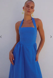 Locklea Midi Dress- Cornflower