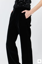 Load image into Gallery viewer, Velvet High Waisted Trousers