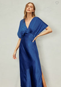 Reflection Navy Peony Maxi Dress