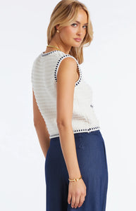 Luxe Crochet Sweater Vest