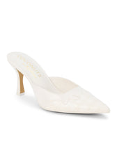 Load image into Gallery viewer, Greer Ivory Croc Heels