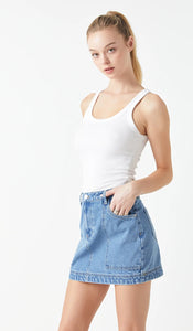 Denim Mini Skirt