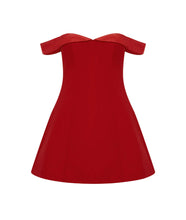 Load image into Gallery viewer, *Preorder* Ebony Mini Dress-red