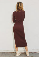 Load image into Gallery viewer, Mock Neck Bodycon Sweater Dress