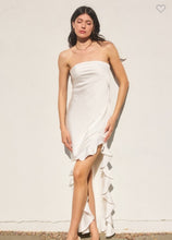 Load image into Gallery viewer, Going Out Ruffled Slit Maxi Dress