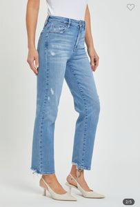 Tracey Medium Grind Straight Jean