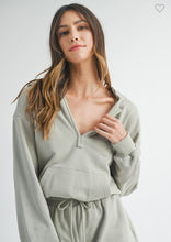 Load image into Gallery viewer, French Terry Hooded Romper