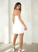 Load image into Gallery viewer, Off White Organza Rossette Dress