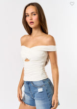 Load image into Gallery viewer, Off Shoulder Ruched Top