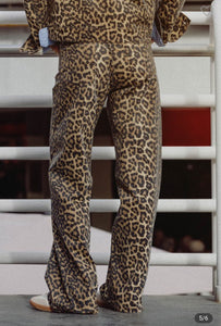 Carley Leopard Print Jeans