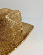 Load image into Gallery viewer, Western Cowboy Glitter Hat- Gold